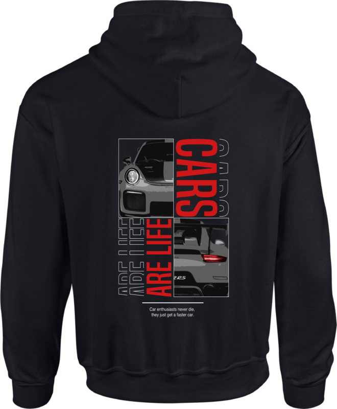 DFD Hoodie CARS ARE LIFE
