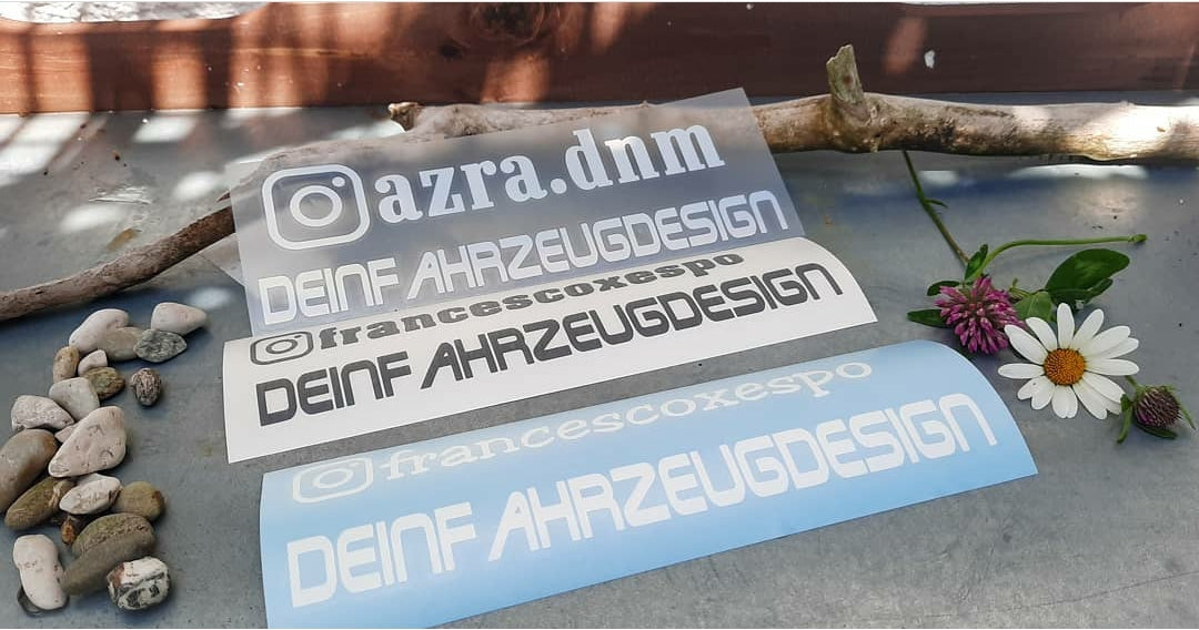 Auto Aufkleber Designset Auto CarDesigns Auto Aufkleber