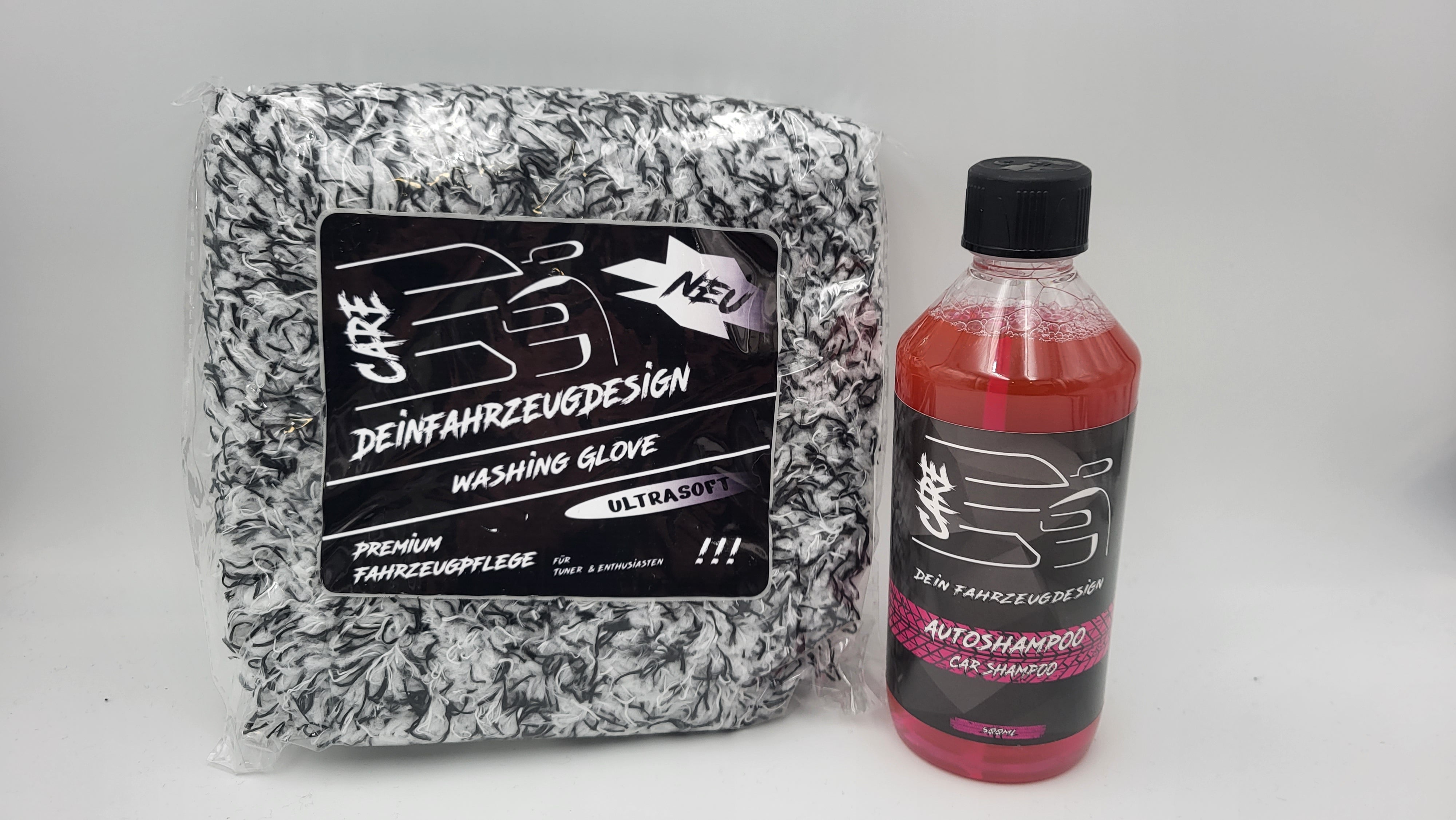 Auto Waschset ( Shampoo + Waschhandschuh )