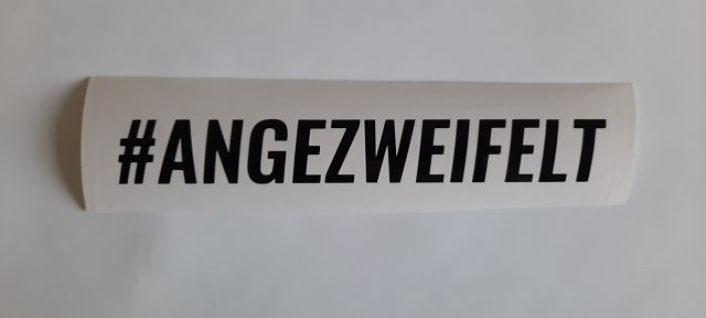 Angezweifelt Sticker