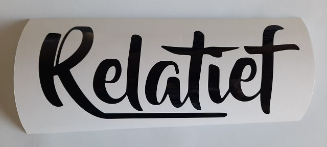 Relatief Sticker