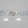 Flachgelegt Sticker