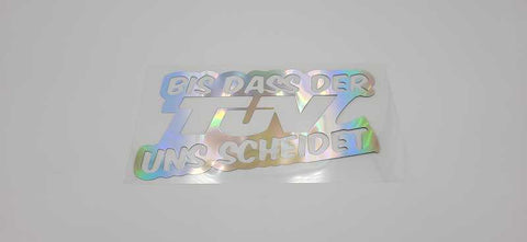 TÜV Scheidung Sticker