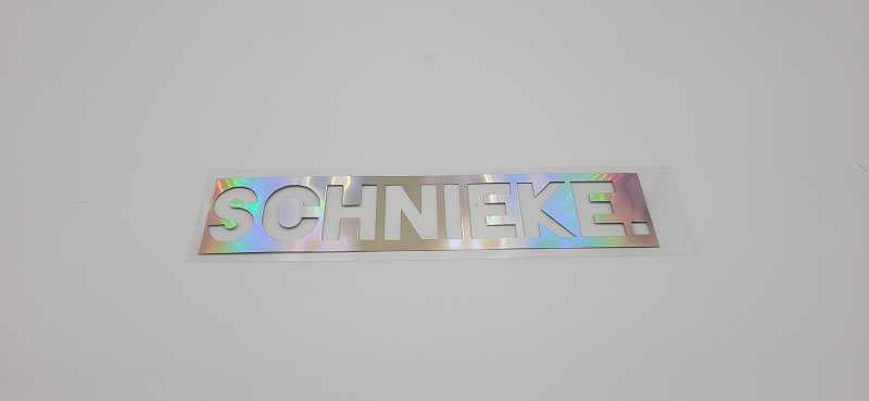 SCHNIEKE. Sticker